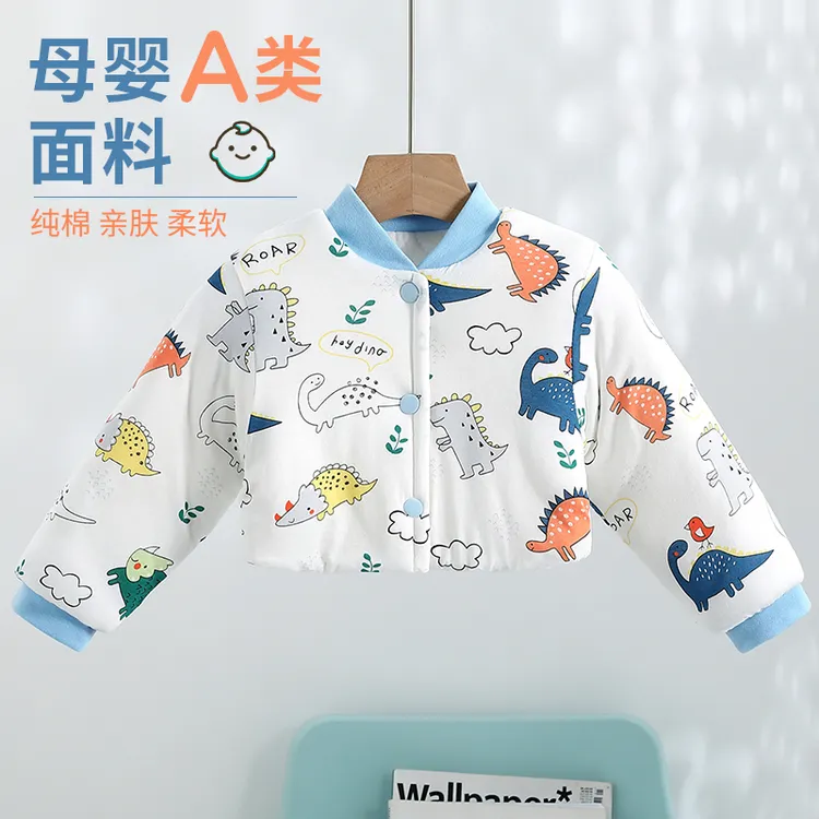 秋冬纯棉儿童护肩睡觉颈椎防寒婴儿肩膀新生宝宝防冻坎肩保暖长袖