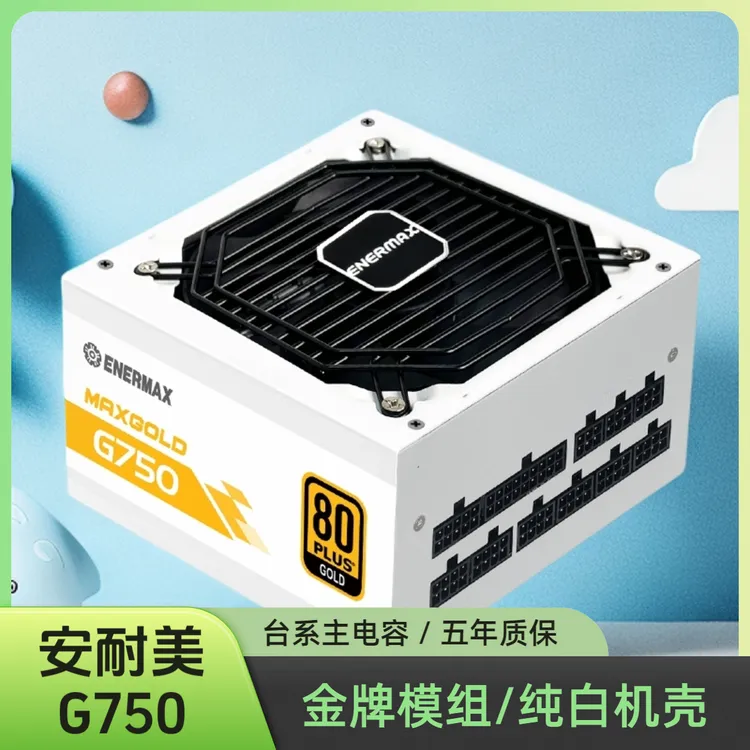 ENERMAX/安耐美 金牌模组G650/750 台系主电容 台式游戏电脑电源