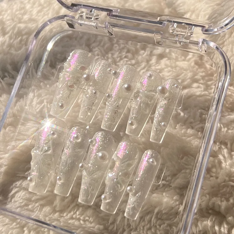 珠帘玉幕极光气质款穿戴甲 新店福利款