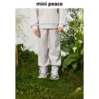 【专柜同款】MiniPeace太平鸟童装女童秋装裤子亮晶晶儿童卫裤秋