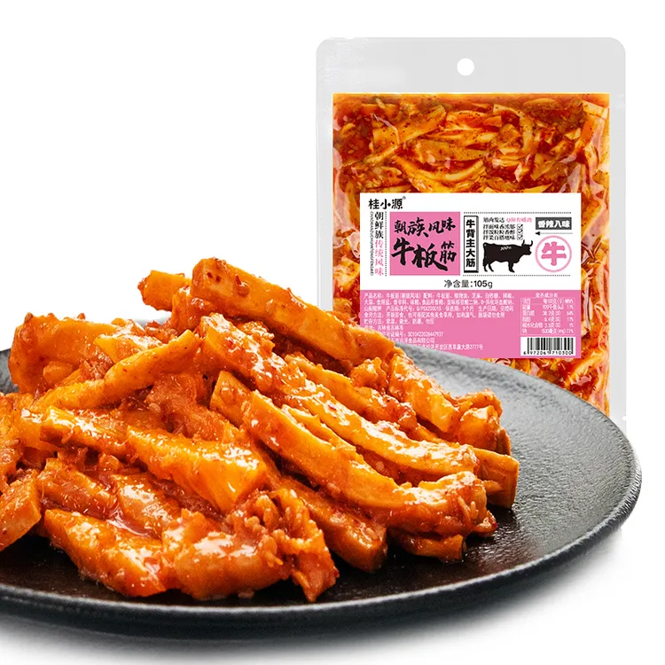 桂小源朝族风味牛板筋105g*6原切后条口口过瘾零食解馋零食小零食