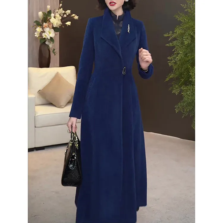 高档贵夫人毛呢外套2026春冬季新款时尚轻奢修身显瘦百搭妮子大衣