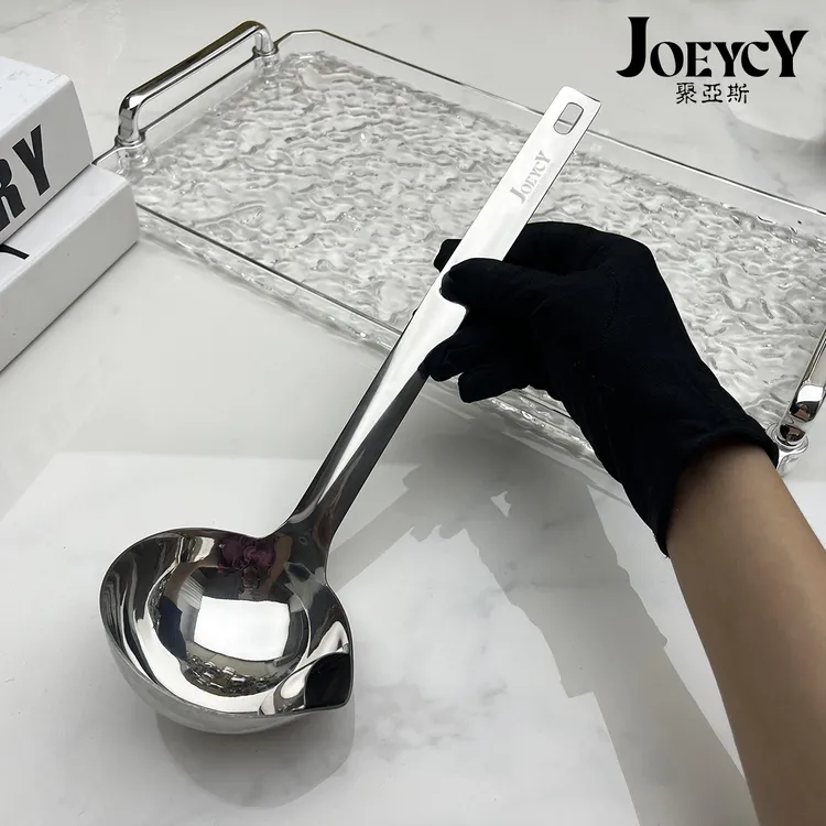 JOEYCY/聚亚斯 不锈钢厨房过滤油汤勺子隔油漏油滤油神器分离