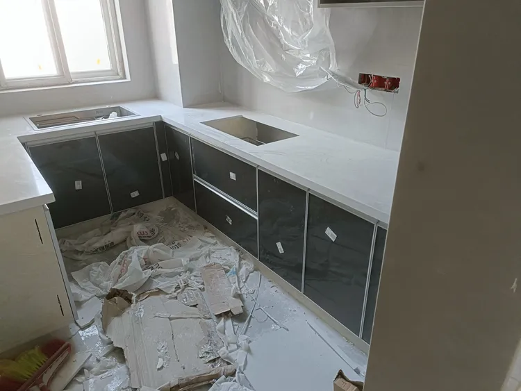 橱柜石英石台面石柜体厨房整体只限永城市，其他地区不包安装