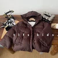 童例「可拆袖连帽羽绒服」冬季保暖御寒男童女童儿童百搭羽绒外套潮