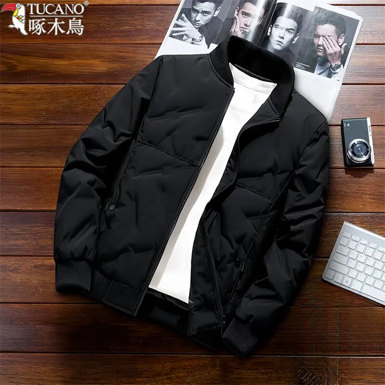 TUCANO啄木鳥2025新款秋冬季保暖服男士休闲外套短款防寒加厚夹克