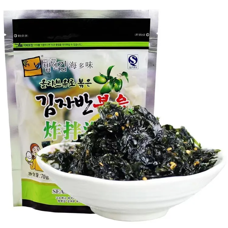 海多味炸拌海苔碎韩式饭团炒拌饭紫菜碎海苔香松即食70g