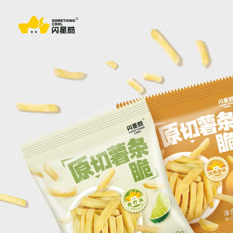 闪星酷青柠薯条脆20g·口袋包低负担·解馋原切·切果now同款·非膨化