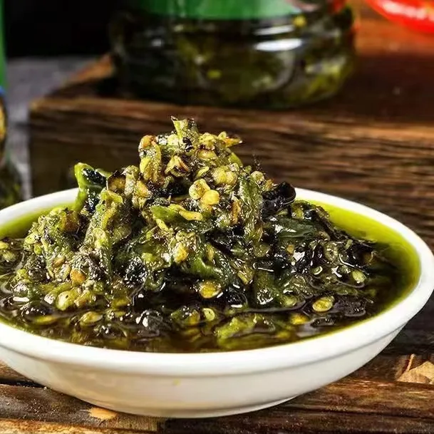 简大嫂烧椒酱下饭菜辣椒酱厨房调味品剁椒酱拌面酱青椒酱炒菜酱