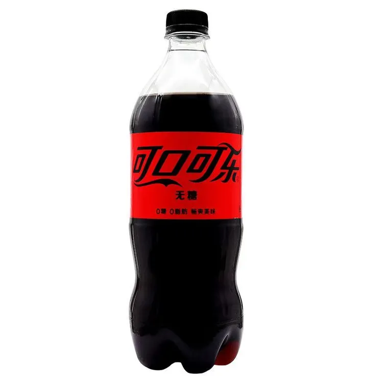 无糖可口可乐888ML*1瓶装汽水碳酸饮料夏日饮品经典大容量即饮