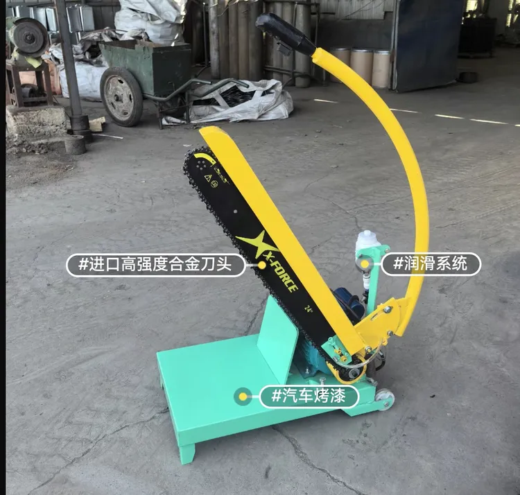 新型电链锯圆木断木锯木柴切割机切木锯