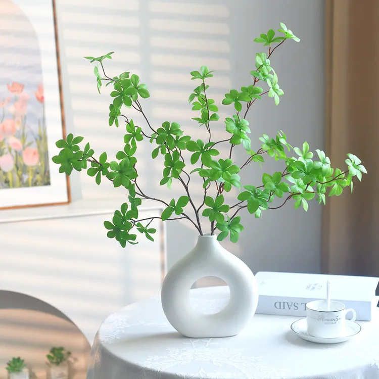 吊钟绿色仿真植物森系小清新摆件餐桌插花摆设客厅装饰品桌面家居