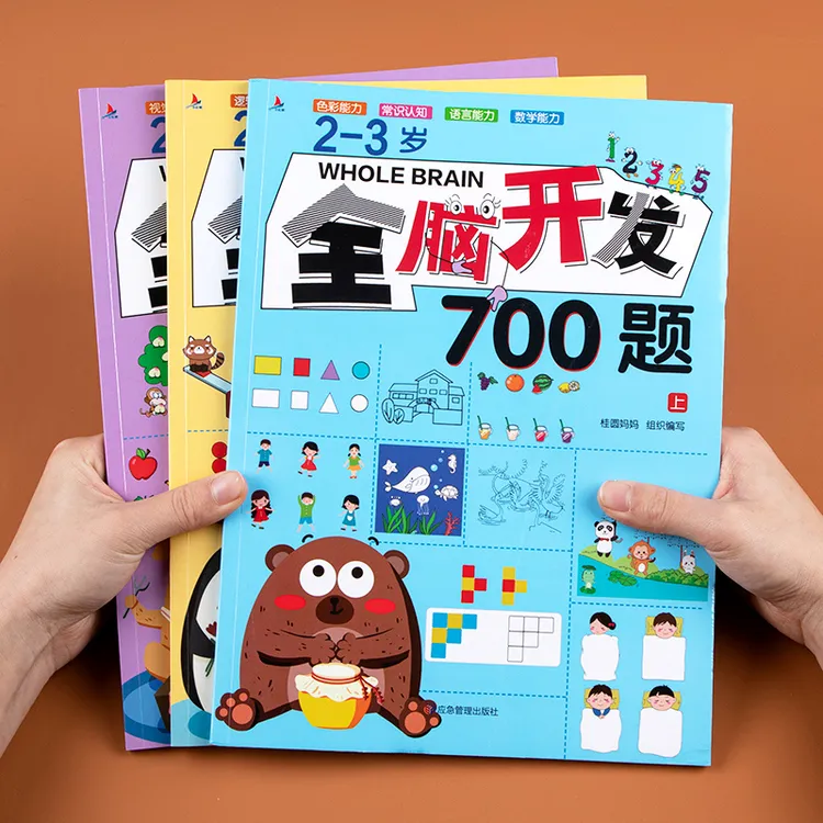 儿童宝宝思维训练书700题游戏书全脑开发2-3-4-5-6岁益智逻辑训练