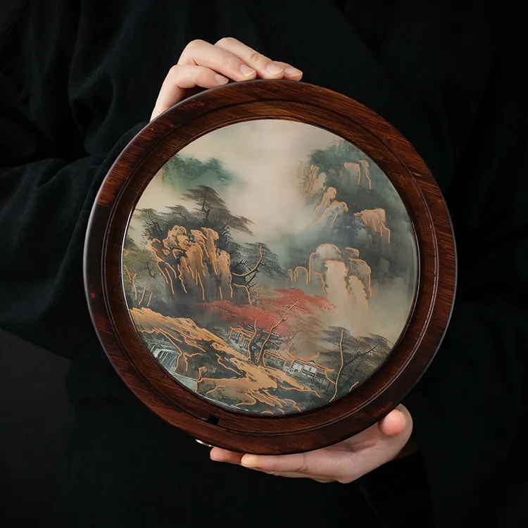 变色茶盘竹制茶台家用储水排水简约家用茶海小型茶具托盘干泡盘