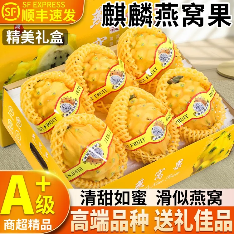 海南燕窝礼盒装麒麟果海南水果海南燕窝果海南特产顺丰包邮