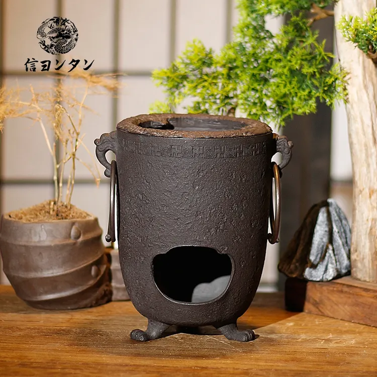 信龙堂原装进口大号高端炭炉南蛮凉炉碳烧风炉茶具手工潮汕功夫茶