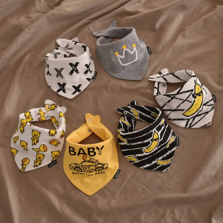 宠物口水巾布偶狗狗可爱围巾猫咪卡通围脖纯棉三角巾