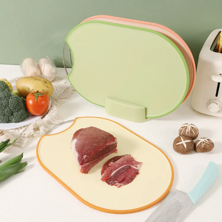 家用手提切菜刀板厨房多功能辅食砧板宿舍防滑切肉分类案板四件套