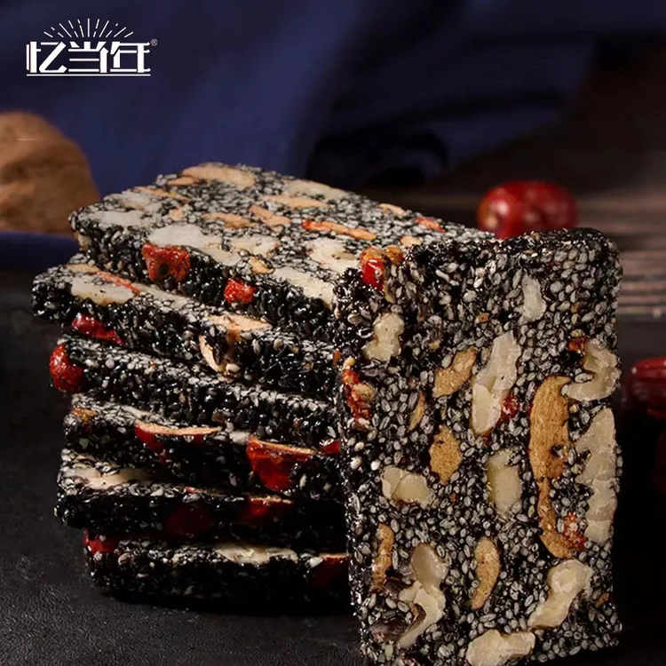 忆当年武宣特产 黑芝麻核桃仁软糕 更好吃的健康零食 养生佳品