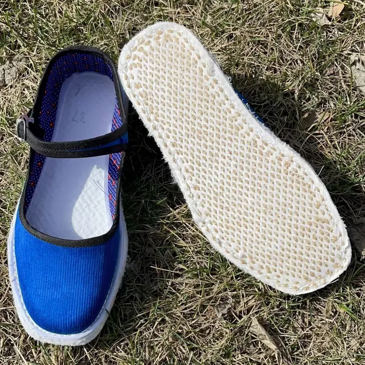 女款千层底布鞋~女士方口布底透气系带麻绳纳底（结婚嫁妆陪嫁鞋）