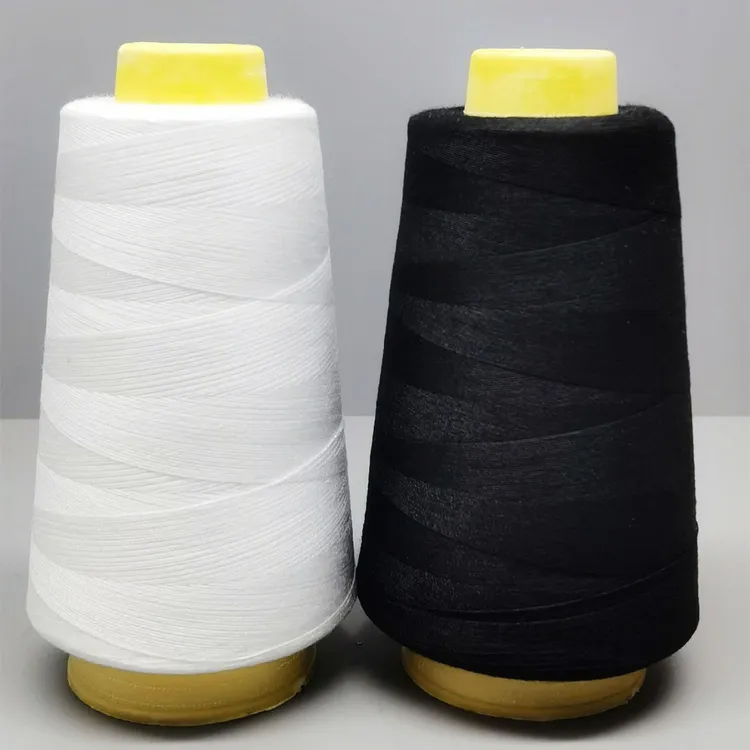 黑白家用缝纫线手工缝线缝纫机线手工缝衣线手缝针线细线白色黑色
