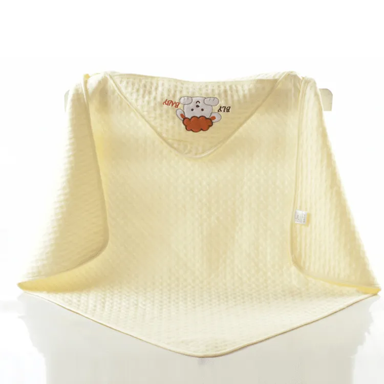 棉质抱毯盖被柔软薄棉被子新生儿婴幼儿盖毯薄款空调被包布产房