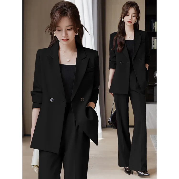 职业西装套装女2025新款春秋高级感气质女神范工作服外套正装春秋