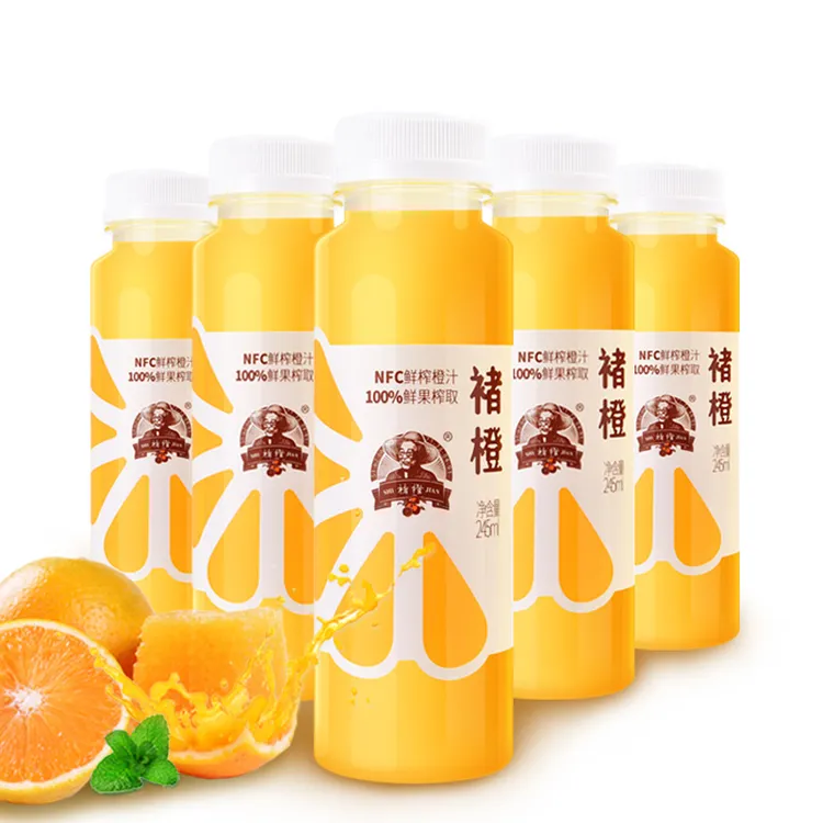 褚橙NFC鲜榨橙汁245ml*12瓶