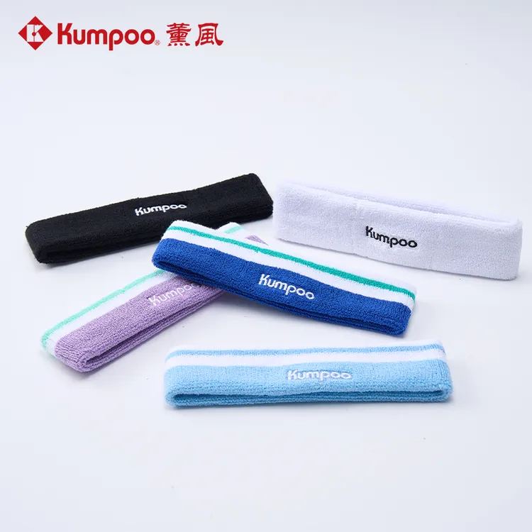 KUMPOO/薰风羽毛球运动吸汗头带高弹柔软跑步打球头带KHD-401/402
