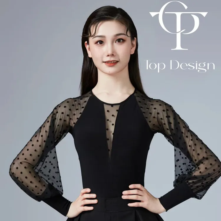 TOP Design ~一眼心动~气质优雅性感摩登舞上衣
