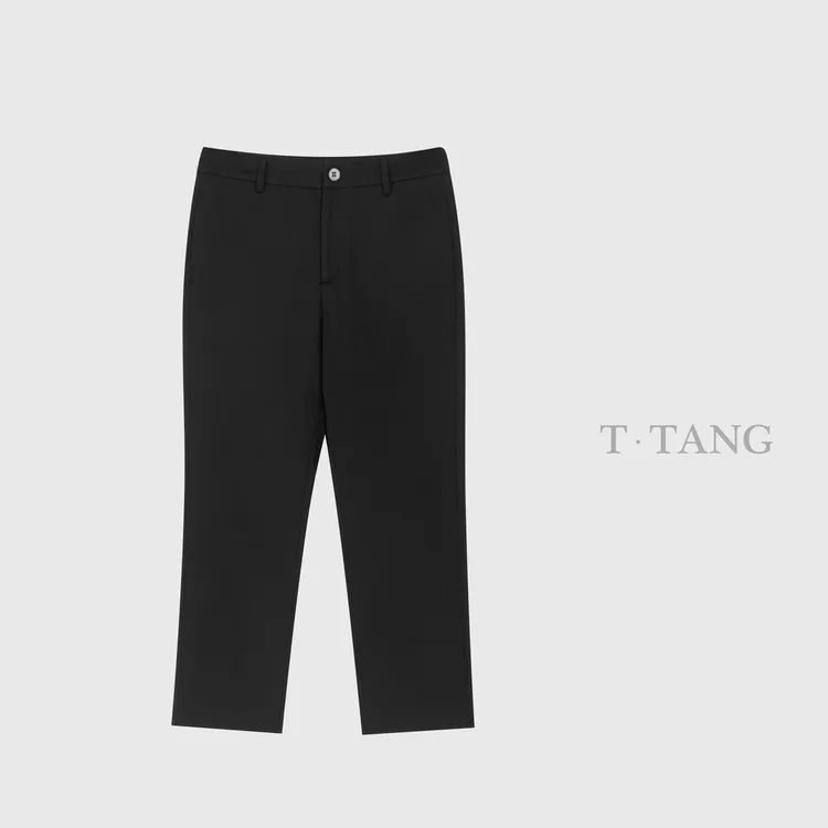 秋季法棍9分裤斜纹弹力棉简约百搭修身显瘦户外时尚经典【2998】TJ