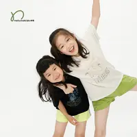 【反季闪购-非质量问题不退换】纳桔儿童手绘原创长绒棉星座短袖T恤