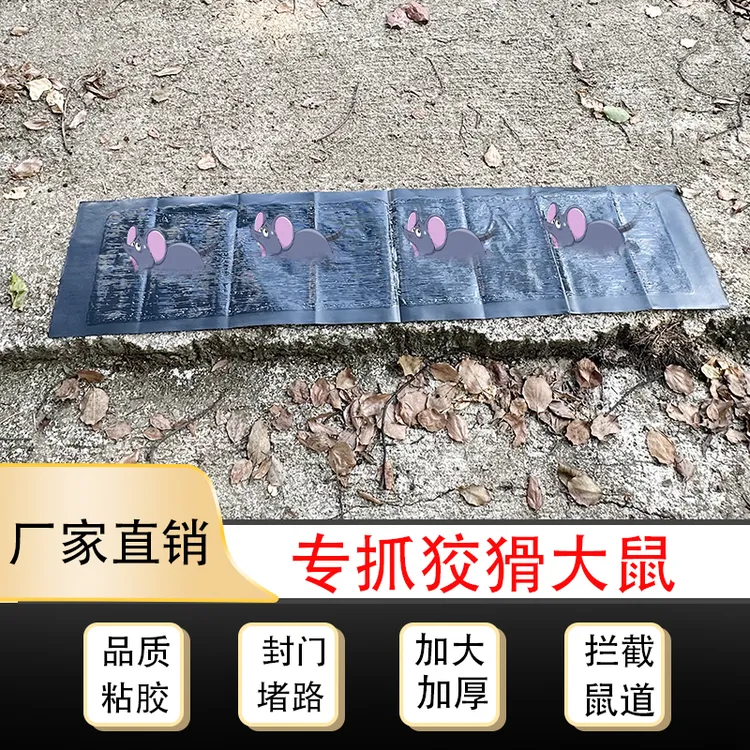 抓老鼠神器老鼠贴粘鼠板超强力灭鼠魔毯捕鼠神器大老鼠胶夹驱抓鼠