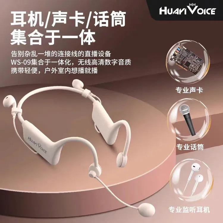 手机无线声卡话筒一体机蓝牙麦克风耳机网红直播专业唱歌户外通用
