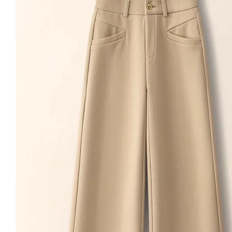 新款秋冬百搭显瘦阔腿秋冬夏季时尚女裤阔腿裤宽松长裤垂感高腰