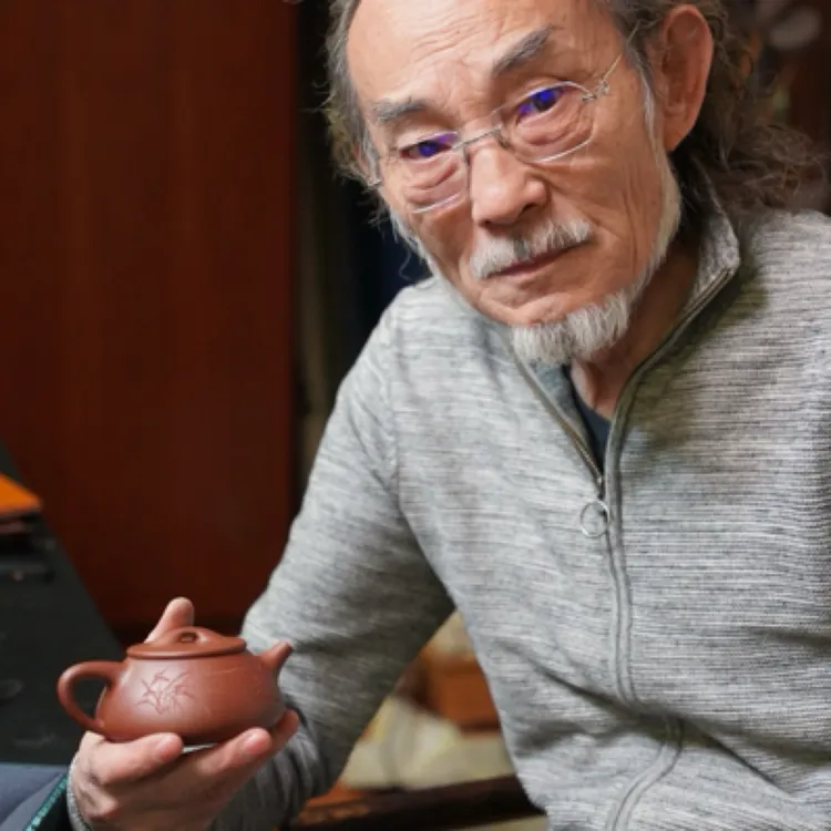 崔志强刻壶（紫砂壶系列）/满石瓢/半手工/220毫升