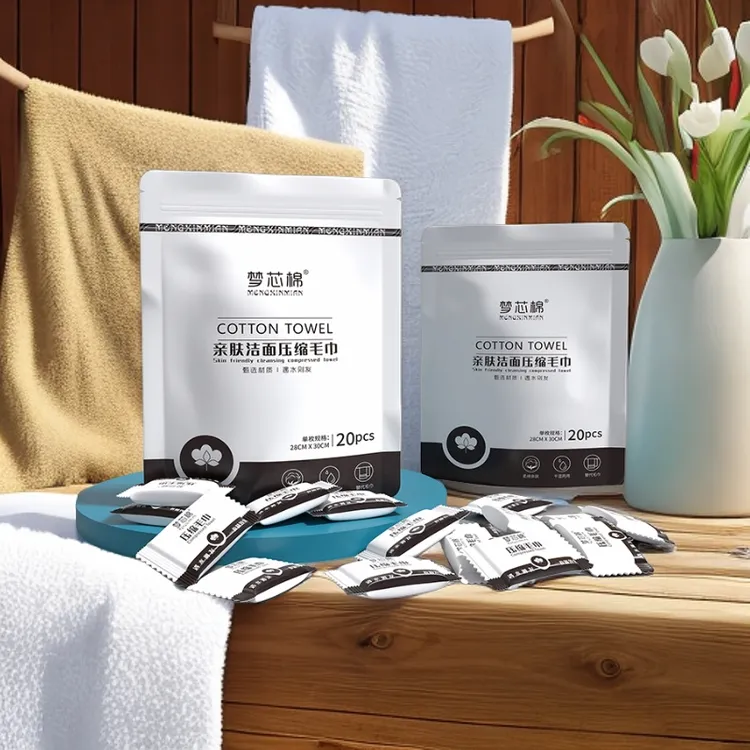 梦芯棉30*28压缩毛巾大号加厚棉柔巾一次性洗脸巾梦芯棉压缩毛巾