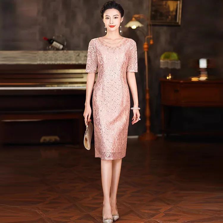 喜婆婆喜妈妈婚宴装秋季礼服2025新款爆款年轻版丈母娘服装婚庆