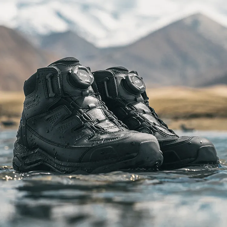 【龙牙】龙潜中帮防水战术鞋男士耐穿防撞登山徒步秋冬新款户外休闲