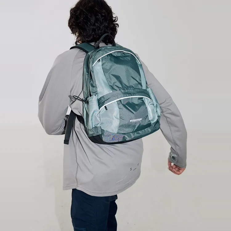 MYEDITION双肩包潮牌简约机能反光背包大容量防泼水学生电脑书包