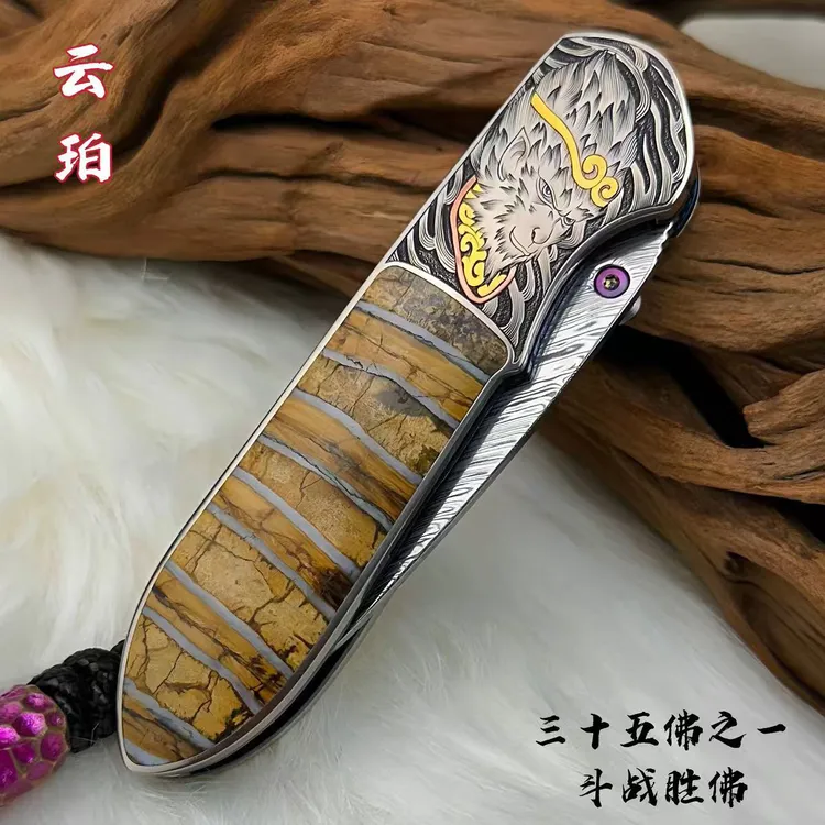 【云珀】三十五佛之一 斗战胜佛 林赛雕刻 纯手工雕刻 高端收藏级别