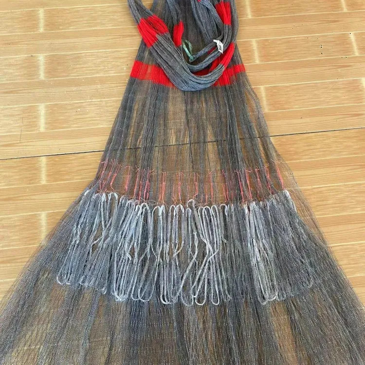 大力马线2指吊好兜4.5米网重九斤手工渔网铅坠子