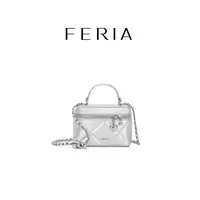 FERIA【Mini菱格盒子包】FE311B610韩国小众品牌时尚精致百搭菱格包