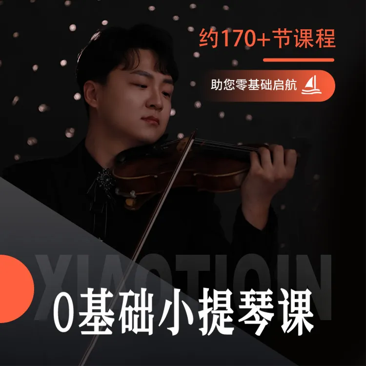 【三年课后指导】小提琴零基础入门课170+超丰富知识课程