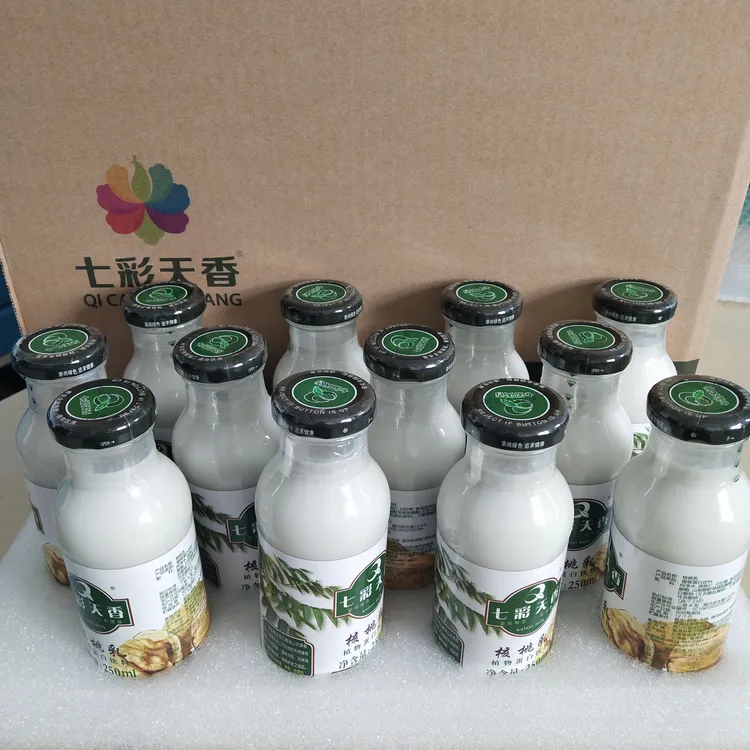 云南特产富源七彩天香核桃乳植物蛋白饮料 12瓶装