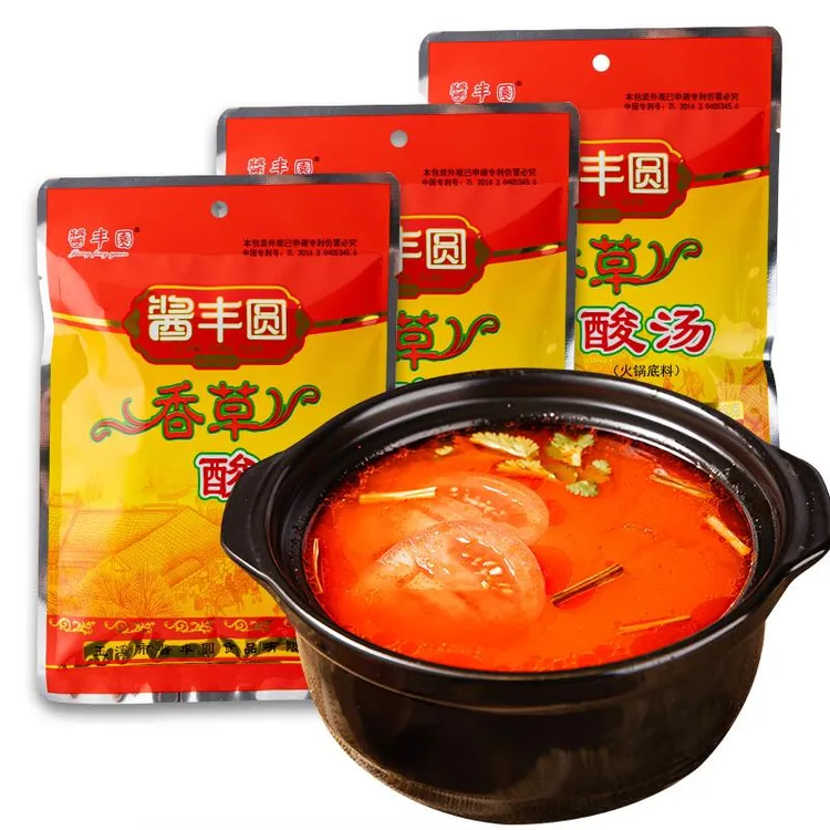 酱丰园香草酸汤火锅底料袋云南特产酸汤肥牛酸汤鱼鸡调料笋0g