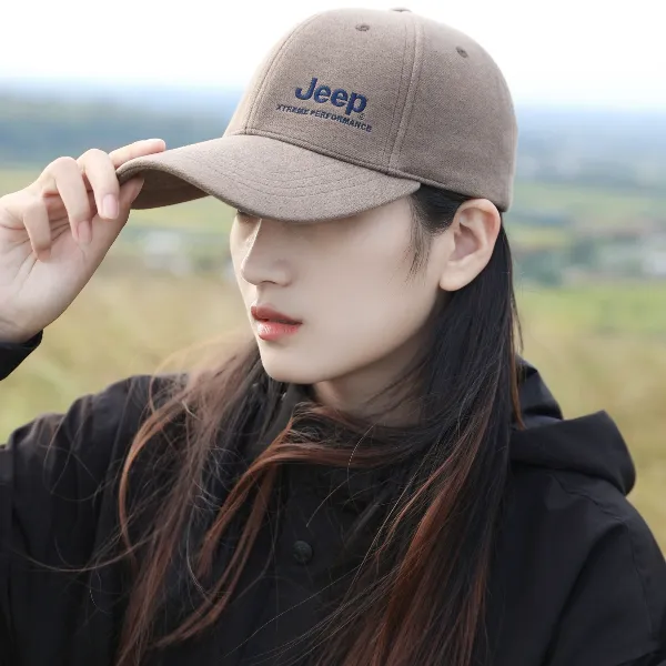 JEEP/吉普时尚户外棒球帽鸭舌帽透气遮阳百搭休闲防风保暖帽8916