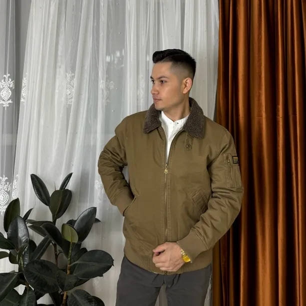 迪总专属5保暖男士外套飞行服夹克