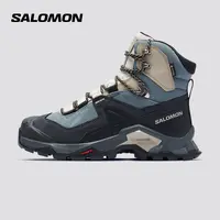 salomon萨洛蒙防水徒步鞋高帮乌木色QUEST ELEMENT GTX W