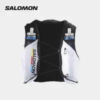 salomon萨洛蒙越野水袋包背心男女黑白ADV SKIN 5 RACE FLAG SET